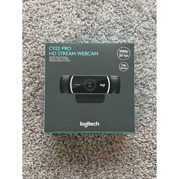 *NEW* Logitech C922 Pro Stream 1080 Video Streaming, 960-001087 - Picture 1 of 6